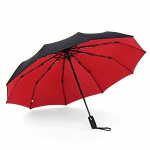 Wholesale High Quality 3 <b>Fold</b> Custom Printed Golf Promotional Umbrella Silk <b>Screen</b> Printing 190T Nylon Fabric for Outdoor Use - Product Image 1