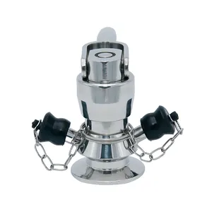 Stainless Steel SS316L Aseptic Sanitary Sampling Cock Sample Valve