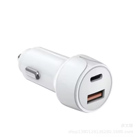 Produk tren 20W pengisi daya mobil pengisi daya Cepat port usb ganda pengisi daya telepon terbaik produk penjualan aksesoris elektronik
