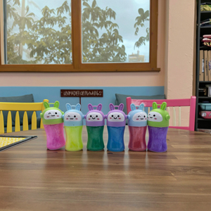 Set Educativo DIY para Niños: Juguetes de Slime Transparente con Cabezas de Animales y Slime Fidget con Purpurina que Cambia de Color - Product Image 5