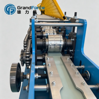 Ligne de production de volets roulants automatiques à grande vitesse contrôlée par PLC GrandForce, machine de formage de volets roulants sur mesure, production de lames en acier