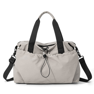 Sac de sport à cordon de serrage pour séparation sec/humide, idéal pour hommes et femmes, sac de voyage court, sac de voyage d'affaires extensible - Product Image 3