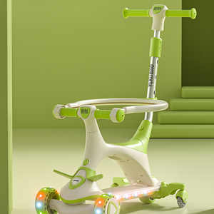 Trottinette pour enfants de <span class=keywords><strong>1</strong></span> à 3-6 à 12 ans, 6 en <span class=keywords><strong>1</strong></span>, bébé, garçons et filles. Les pédales peuvent être utilisées pour s'asseoir ou pour rouler - Product Image 2