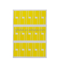 Label Stiker Kabel, Label Penanda Kabel Listrik, Label Kabel Perekat Ukuran A4
