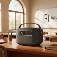 Projecteur intelligent Android 11 4K BYINTEK R20 Max 500 ANSI pour l'apprentissage interactif, la formation éducative, les présentations de bureau
