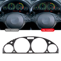 Couverture de console centrale en fibre de carbone pour BMW E46 M3 98-05