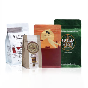 Kantong Kemasan Plastik Kopi Desain Khusus Dengan Katup - Product Image 4