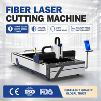 Machine de découpe laser à fibre CNC CE 6000W, prix direct usine pour la découpe de l'acier inoxydable, du fer, de l'aluminium et du cuivre