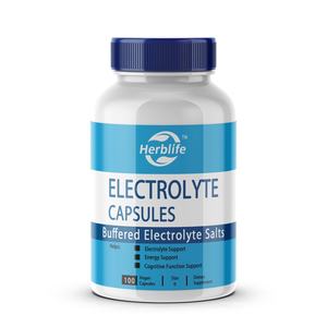 Cápsulas de Electrolitos OEM/ODM, Gran Venta, para Dietas Altas en Sodio (500 mg de Sodio - 100 mg de Potasio), Sin Sabor - Product Image 1