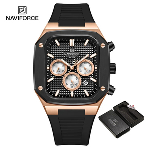 นาฬิกาข้อมือ Naviforce รุ่น NF8037 NF 8037 สปอร์ตแมน นาฬิกาหรู แฟชั่น โครโนกราฟ สำหรับผู้ชาย พร้อมกล่อง - Product Image 4