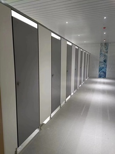 18mm Honeycomb <strong>Aluminum</strong> HPL Finish <strong>Toilet</strong> Partition Panel Modern Design Waterproofing Fireproofing for Hotel Bathroom <strong>Cubicles</strong> - Product Image 2