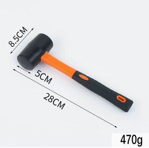 Rubber Mallet <b>Hammer</b> Fiberglass Handle Soft Face Mallet for Tile Installation Flooring Construction - Product Image 3