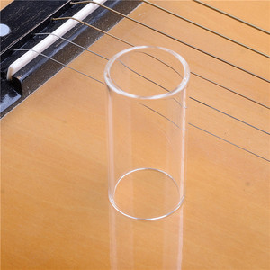 Deslizadores de Dedo para Guitarra de Cristal Transparente, Barra de Tono Pulida y Lisa para Accesorios de Guitarra Eléctrica y Acústica - Product Image 1