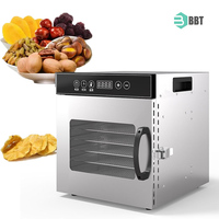 Kleine Vacuüm 8 Lagen Fruit Droogmachine Industriële Commerciële Fruit Groenten Dehydrator-Voedsel Dehydrator