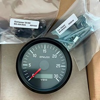 Tachometer 12-24V 333-035-010 3.000 RPM 80mm untuk VDO 333035010 Layar LCD Digital RPM 333 035 010
