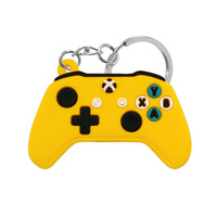Mesin game Mini 2024 PS PVC liontin game 4 5 konsol desain baru 3D lembut warna merah pengendali game gantungan kunci karet pvc