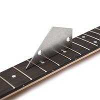 Insert de presse-frettes en laiton pour guitare, outil résistant à la rouille en acier inoxydable argenté pour guitare électrique et basse