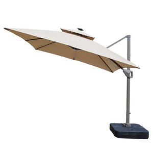 Parasol de jardin robuste 3*3m Ombrelloni Da Giardino Parasol cantilever Meubles d'extérieur Parasol romain - Product Image 1
