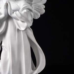 Estatua de Ángel Niña <span class=keywords><strong>Alice</strong></span> en Resina, Estilo Nórdico, Linda Figura de Ángel Rezando con Alas, Decoración de Escritorio para el Hogar, Escultura de Ángel en Resina - Product Image 5