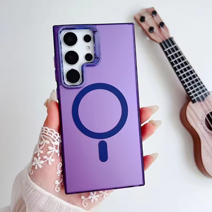 Étuis de téléphone portable magnétiques IMD 14 15 Pro Max aimant de couverture acrylique pour <span class=keywords><strong>Iphone</strong></span> 12 13 16 accessoires de téléphone portable affaires - Product Image 3