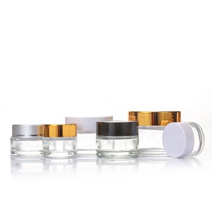 5g 10g 15g 20g nhà máy trong kho 10G mini Jar Glas 10 ml rõ ràng Lip Balm Kính container (gjm01) - Product Image 1