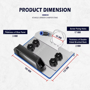 WH-TCT 高品质 45 度工业不锈钢瓷砖倒角工具 有线电动 240V 100 角磨机 - Product Image 5