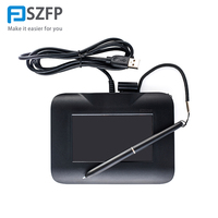 FP430S Digital Signature Pad USB Tablet dengan LCD 4.3 inci Keamanan AES/RSA Dukungan Windows 10 untuk Bank
