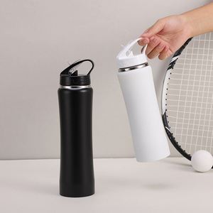Trendy Customized Logo Water <b>Bottle</b> Vacuum With Straw Blank Sublimation Tumbler <b>Thermos</b> <b>Bottle</b> Vacuum Flask With Lid - Product Image 4