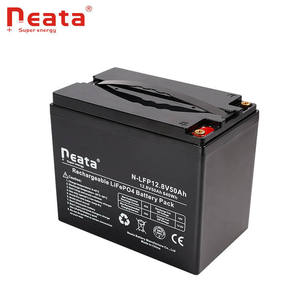 Baterai Lithium Ion Fosfat LFP 12V50Ah, Promo Panas untuk Forklift Listrik/Lampu Jalan Tenaga Surya/Skuter Listrik/UPS - Product Image 1