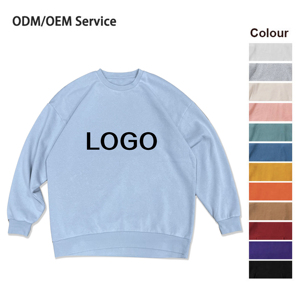 <span class=keywords><strong>Felpa</strong></span> Girocollo da <span class=keywords><strong>Donna</strong></span> con Design Basico Casual Autunno Inverno, Manica Lunga, Lavaggio Acido, Ricamo 3D Personalizzato - Product Image 3