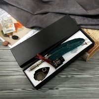 Ensemble cadeau de calligraphie pour étudiants adultes – Stylo plume en verre coloré spécial dessin animé 0,5 mm en métal pour l'art, la lettrage et la peinture