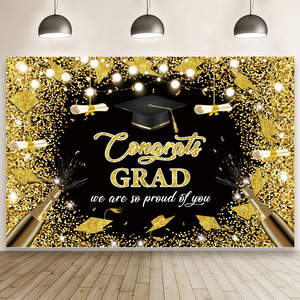 <span class=keywords><strong>5X7</strong></span> قدم ديكورات حفلة التخرج دراسات دراسات دراسات صف 2024 لوحة كبيرة خلفية لافتة ديكورات جدارية خلفية تصوير - Product Image 4