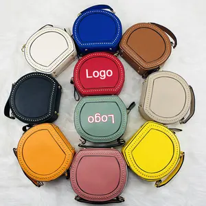 Bolso de diseñador para mujer, bandolera de hombro vintage con logotipo personalizable, 2022