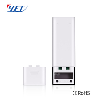 YET2169 3 boutons télécommande sans fil 433mhz avec support code d'apprentissage 1527 émetteur pour rideau motorisé de porte automatique