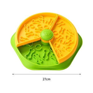 <span class=keywords><strong>Distributeur</strong></span> de nourriture interactif rotatif anti-fuite pour animaux de compagnie, gamelle à alimentation lente à plusieurs niveaux pour chien et chat - Product Image 5