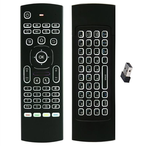 Mini clavier sans fil 2,4 GHz MX3 Air Mouse avec télécommande vocale rétroéclairée et fonction d'apprentissage IR pour <span class=keywords><strong>PC</strong></span> et Android TV Box - Product Image 1