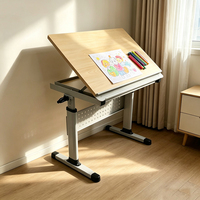 Bureau de dessin et de conception réglable multi-angles à manivelle pour studio d'architecture et salle d'art