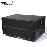 SUB9006 AS Aktif Çift 18 İnç Güçlendirilmiş Subwoofer, DSP RDNet Kontrolü 7200W Canlı Performans Sahne PA Bas Subwoofer'ı Büyük Etkinlikler İçin