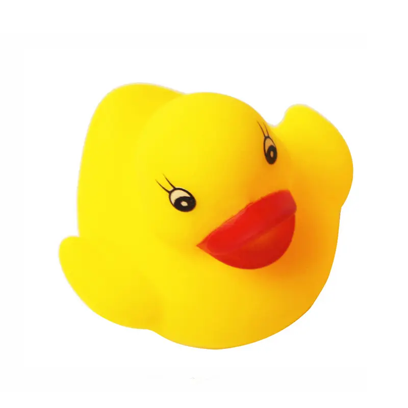 Natural Latex Baby Bath Duck Baby Toys Yellow Floating Rubber Duck Soft Eco-friendly