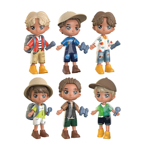 Figurine d'action Art Toys Kidult Little Corner Collectible Doll the Adventure Boys de 4 pouces en PVC et ABS avec accessoires, déballée - Product Image 1