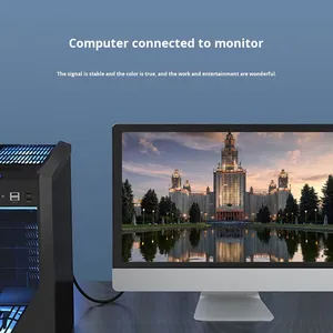 Кабель DisplayPort на HDTV DVI VGA длиной 1,8 м, 3 варианта, опционально: DP на 4K HDTV, 1080P DVI VGA, адаптер-конвертер для монитора ПК/ноутбука - Product Image 3