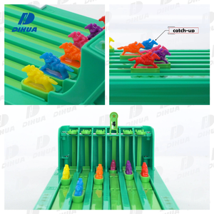 Juego de Carreras de Caballos en Miniatura con 6 Caballos a Pilas para Niños, Juego de Derby de Mesa y Competiciones Interactivas - Product Image 4