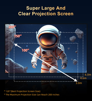 Everycom Q10W HD Smart Android 12 TV Home Cinéma projecteur vidéo led Projecteur 1080P Projecteur 4k Projecteur 4k Beamer