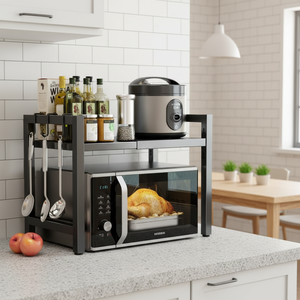 Multifunctionele kookgerei-organizer voor dekselhouder, keukenkastopbergruimte en pannenrek met verdikt ontwerp - Product Image 1