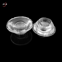 Lentilles médicales personnalisées D60*22.7MM en PMMA à surface givrée, indice de protection IP66, transmission de 90-95%, réflecteurs à angle de faisceau de 25°, LED RGB