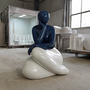 Sculpture murale en résine de cheval <span class=keywords><strong>rouge</strong></span> abstrait minimaliste, grande taille, pour l'extérieur, motif <span class=keywords><strong>champignon</strong></span>, pour femme moderne, à vendre en intérieur - Product Image 2