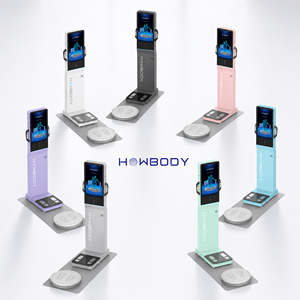 <span class=keywords><strong>Balance</strong></span> connectée intelligente HOWBODY pour la gym et le fitness, analyse 3D du corps, pèse-personne numérique, analyse de la graisse corporelle, IMC, scanner corporel 3D complet - Product Image 2