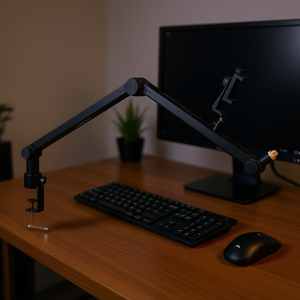 Brazo de Micrófono Db Wholesale con Rotación de 360 Grados, Soporte Ajustable para Escritorio con Adaptador de 3/8 y 5/8 para Grabación en Estudio - Product Image 2