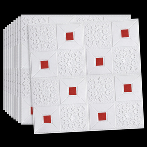 Autocollant mural de brique 3D Xpe de panneau <span class=keywords><strong>multicolore</strong></span> de mousse de bricolage d'usine - Product Image 3