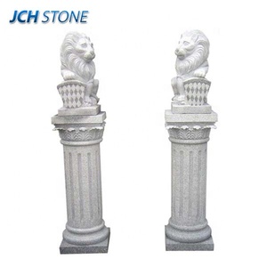 Sculptures en pierre de granit naturel poteau de porte poteau de porte <span class=keywords><strong>colonne</strong></span> de pilier de jardin <span class=keywords><strong>d</strong></span>écorative - Product Image 6